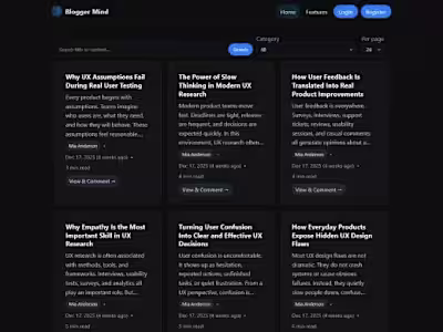 I created this website using