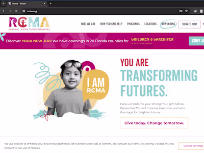 WordPress Website for RCMA - RCMA.org