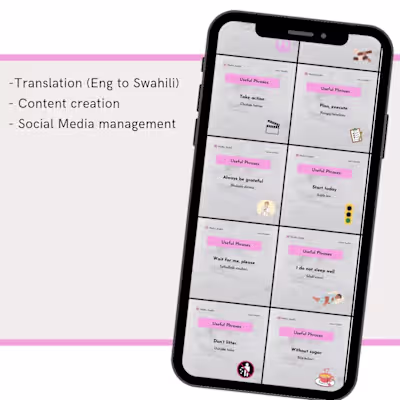 Social Media Management + Translation