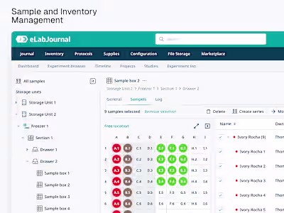 Sample and inventory management platform