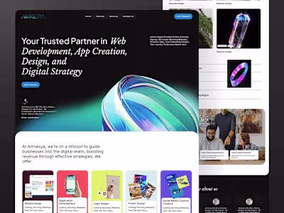 Digital  Agency Website UI/UX Design & Development 