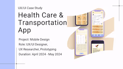 Health Care & Transportation App