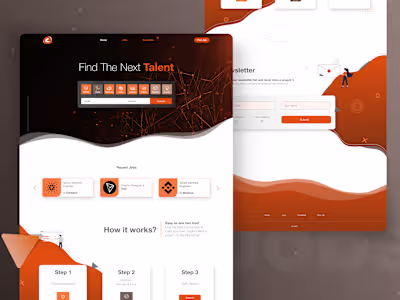 UX/UI and Web Design - Job Listing Website