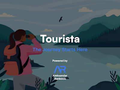 Mobile App Design - Tourista - Travel App