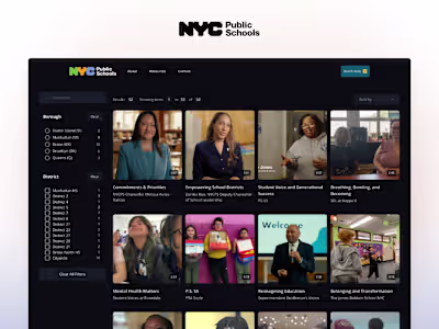 NYCPS · Website Design and Webflow Development