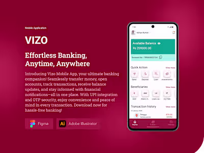 VIZO (Effortless Banking, Anytime, Anywhere)