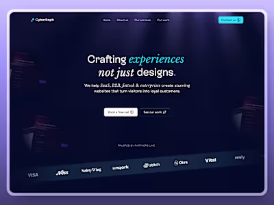 CyberSoph (Framer Development)
