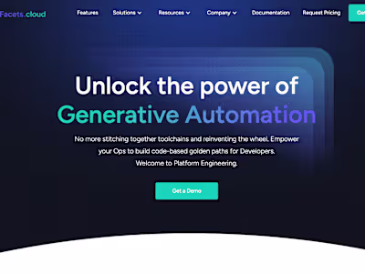 Website for Facets.cloud