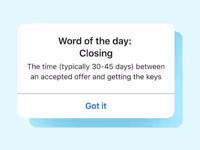 Educational social content for Zillow