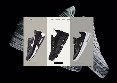 Nike Shoes Collection - An Interactive Hero Section