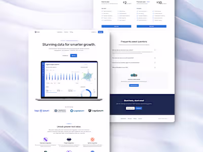 Glidy: Framer Template