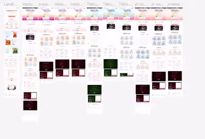 Exploring landing page explorations for a client 🔮
