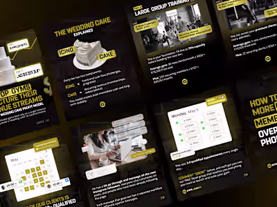 Instagram Carousel for Fitness Brand