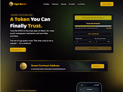 Just designed a Crypto Website