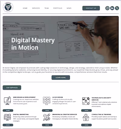 Vector Digital Website