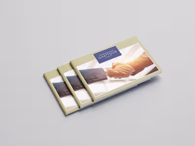 A4 Landscape Group Profile Design – Business Portfolio Overview