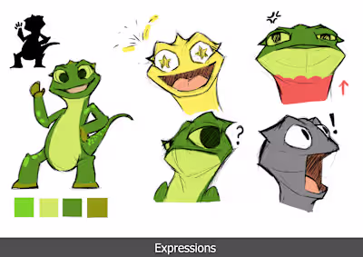 Color Changing Lizard