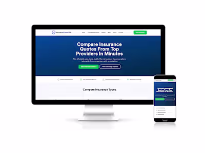 Insurance Website Built for SEO & Leads