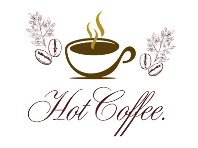 Elegant Logo Design for a Coffee Shop Brand "Hot Coffee"