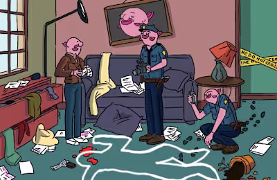 BOOK ILLUSTRATION FOR BLOB