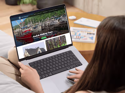 Kodiak Walking Tours Website Redesign