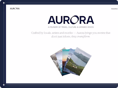 Luxury Website Redesign + Webflow for Aurora Editions