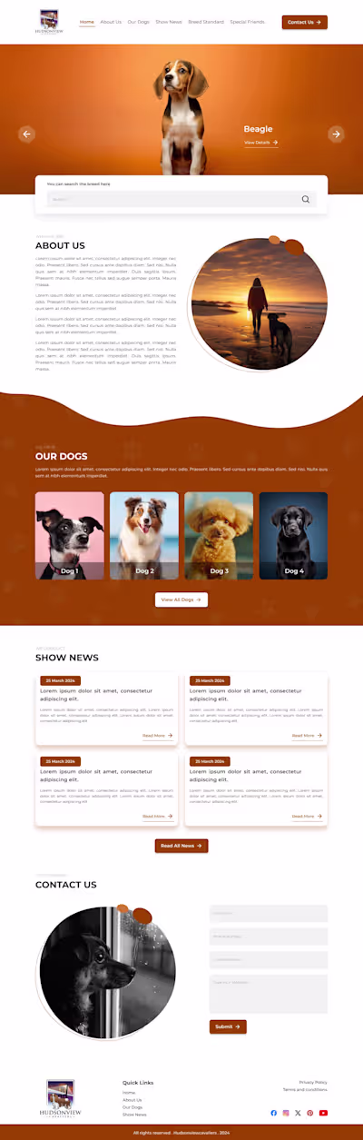 Website redesign and Landing page Design