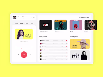 Media Player concept design
