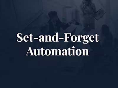 Automation is fun. For a RE investment training client, when...