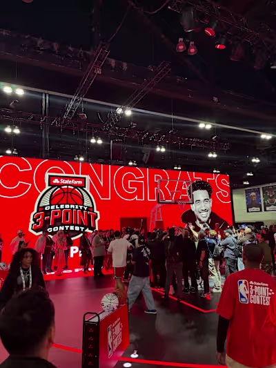 NBA Allstar Celebrity Game Interactive Court Animation 