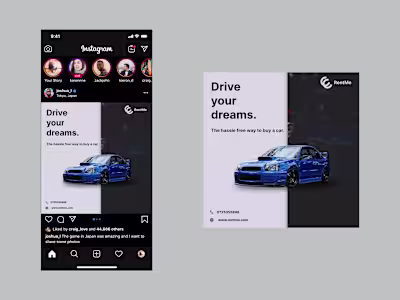 Instagram post creation