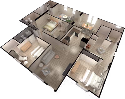 InsideMaps: 3D Floorplan Staging