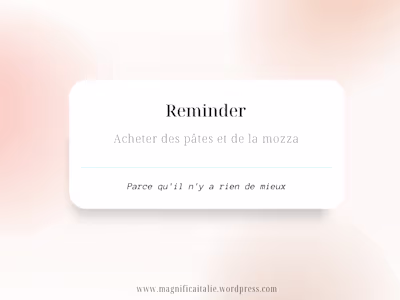 Magnifica Italie - Instagram content