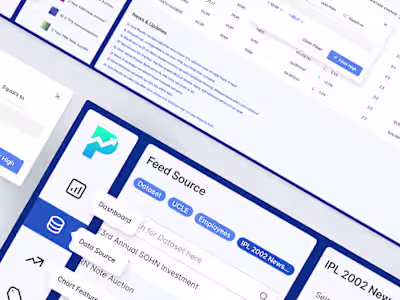 Financial Data Analysis SAAS Web App UX UI Design