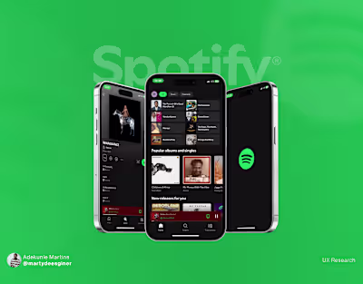 SPOTIFY - UX Case Study