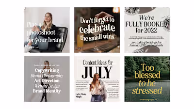 Instagram Content Creation