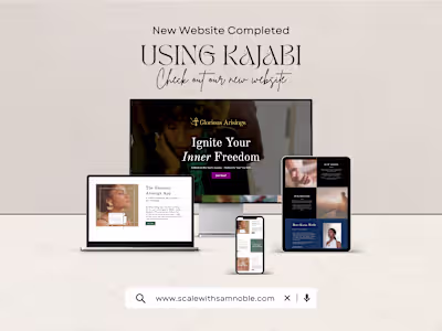 Transformative Online Platform for Glorious Arisings with Kajabi