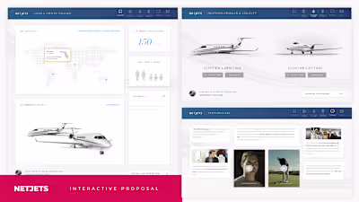 NetJets - Interactive proposals