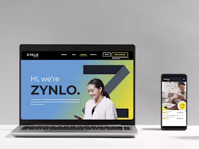 ZYNLO Bank Webpages