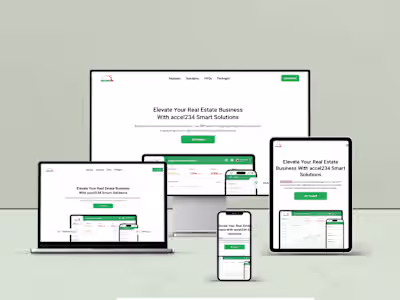 Accel234 - Landing Page | Web Design.