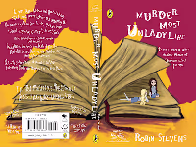  BOOK COVER - MURDER MOST UNLADYLIKE