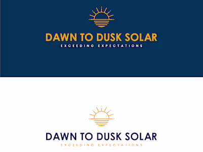 Dawn to Dusk Solar | Brand identity design