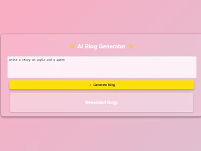 Parineeta-2307/AI-Blog-Generator