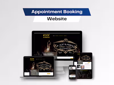 Appointment Booking Website Development for NHBarber Barber Shop