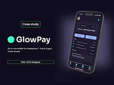 GlowPay - Global Crypto + Fiat Payment App