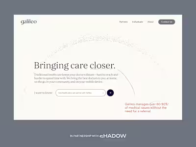 Galileo - Webflow Devlopment