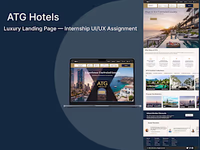 A Hotel Landing Page