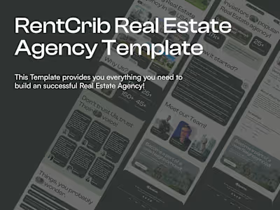 Real Estate Agency Template Design