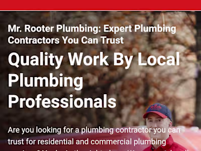 Plumbing & Drain Cleaning Services You Can Trust | Mr. Rooter P…