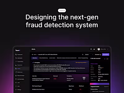 SaaS Design - Designing the next-gen fraud detection system